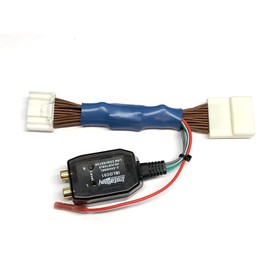 Add an Amp Bass Amplifier Adapter to Factory Stereo -Made for Mitsubishi: 2018-2023 Eclipse Cross, 2008-2017 Lancer, 2014-2022 Mirage/Mirage G4, 2007-2021 Outlander, 2011-2024 Outlander Sport