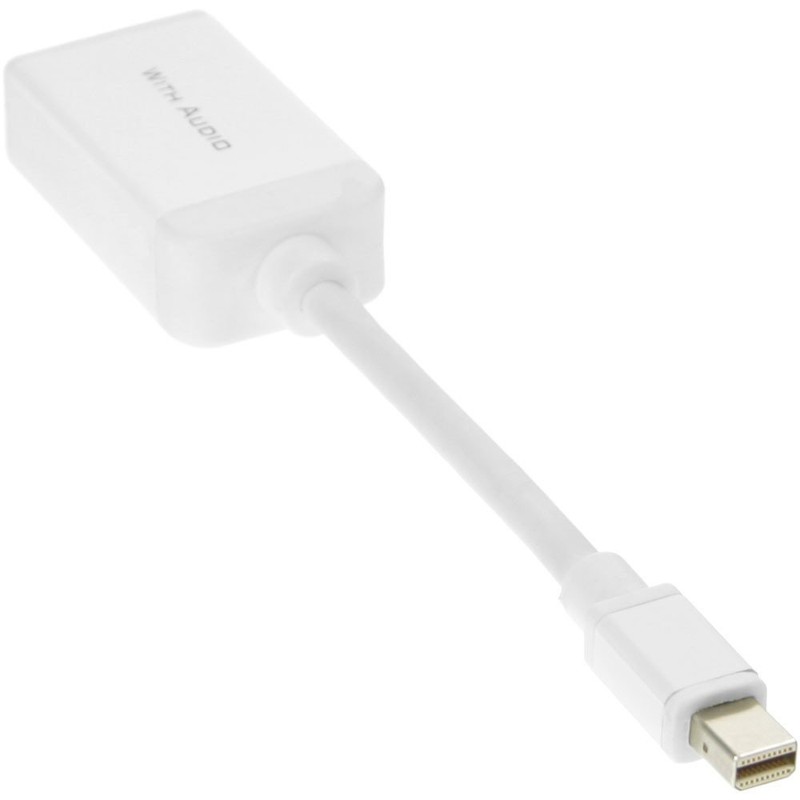 InLine 17193I Adaptor Mini DisplayPort Male/HDMI Female with Audio Aluminium