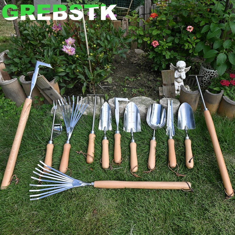 GREBSTK Crack Weeder Crevice Weeding Tool Manual Weeder Beech Handle