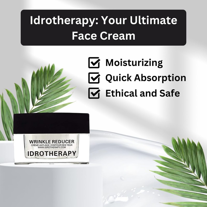 Idrotherapy Wrinkle Cream for Women with Renovage, Hyaluronic Acid and