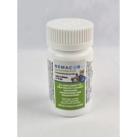 Nemacor Cat Kitten Tapeworm Plus: 5 Count Hookworm Roundworm 2-16lbs