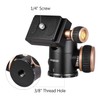 Andoer Q30 CNC Panorama Tripod Ball Head Aluminum Alloy Material