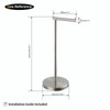 GERZWY Toilet Paper Holder Free Standing SUS 304 Stainless Steel