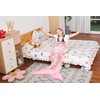 Catalonia Classy Glow in The Dark Mermaid Tail Blanket, Soft
