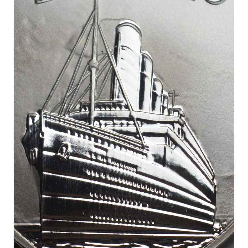 The Commemorative Coin Company Pair of RMS Titanic Silver &