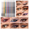 Eyeliner Pen Set, Shimmering Matte Eyeliner Pen, Creamy Retractable Eyeliner,