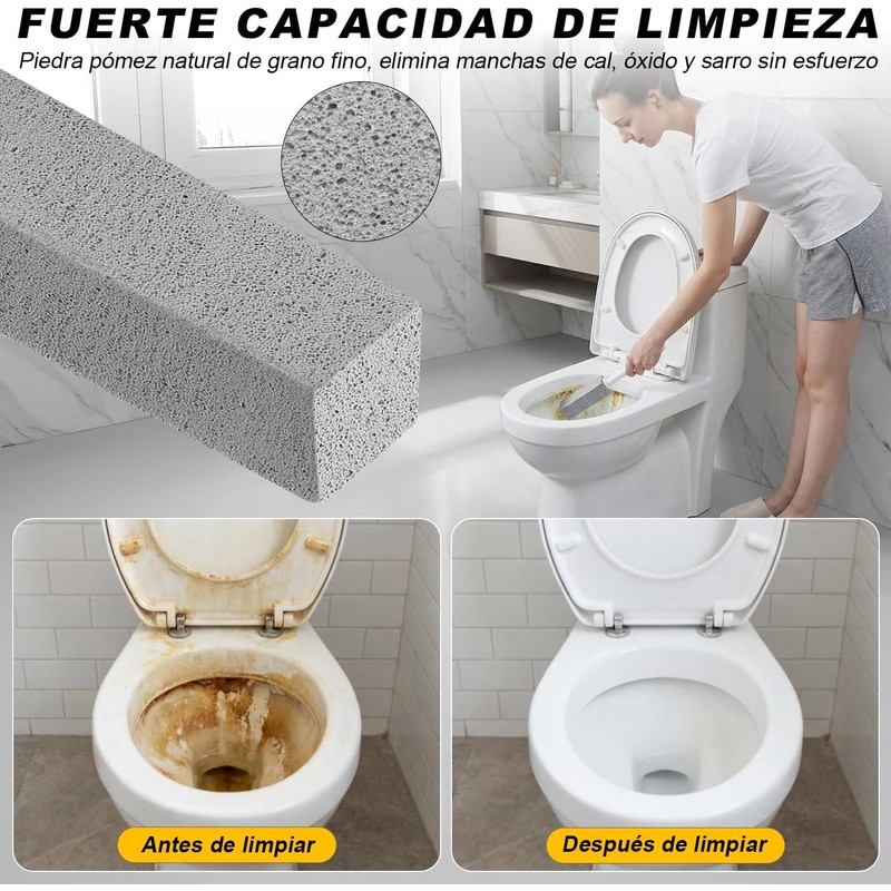 Piedra Pómez de Limpieza MOYAC CPP con 4 Cabezales Reemplazables