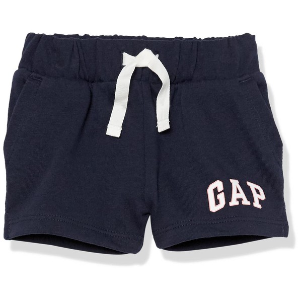GAP Baby Girls Logo Shorts, Blue Galaxy, 3T US
