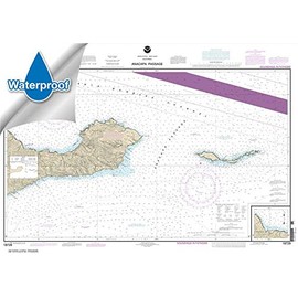 Paradise Cay Publications, Inc. NOAA Chart 18729: Anacapa Passage; Prisoners Harbor 27 x 38.2 (Waterproof)
