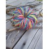 Rainbow Pumpkin for Fall Table Decor, Shelf or Mantel