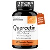 Sandhu's Quercetin Vegetarian Capsules Supplements 120 Count (Pack of 1)