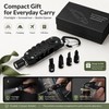 Mini Keychain Multitool for Travel – Stainless Steel Screwdriver, Hex
