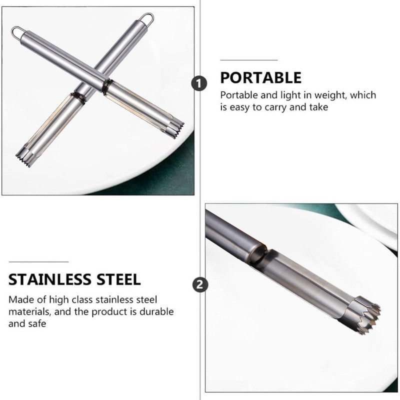 Apple Corer, Apple Cutter, Robust Stainless Steel Apple Core Cutter,