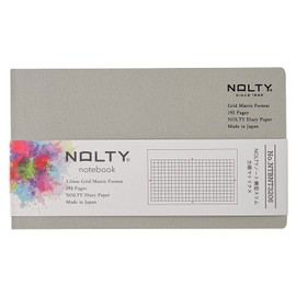 Nippon Management Association NOLTY Notebook Horizontal Slim Square Matrix Gurege NTBNT3206