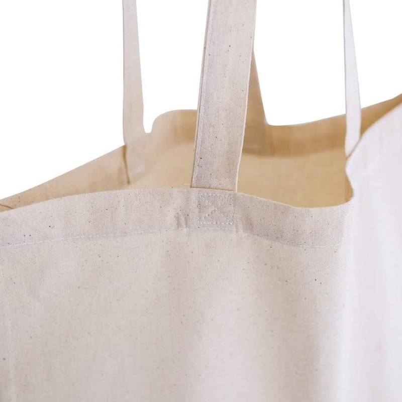 MR.R 6 Pcs Sublimation Blanks Canvas Polyester Bag for Heat