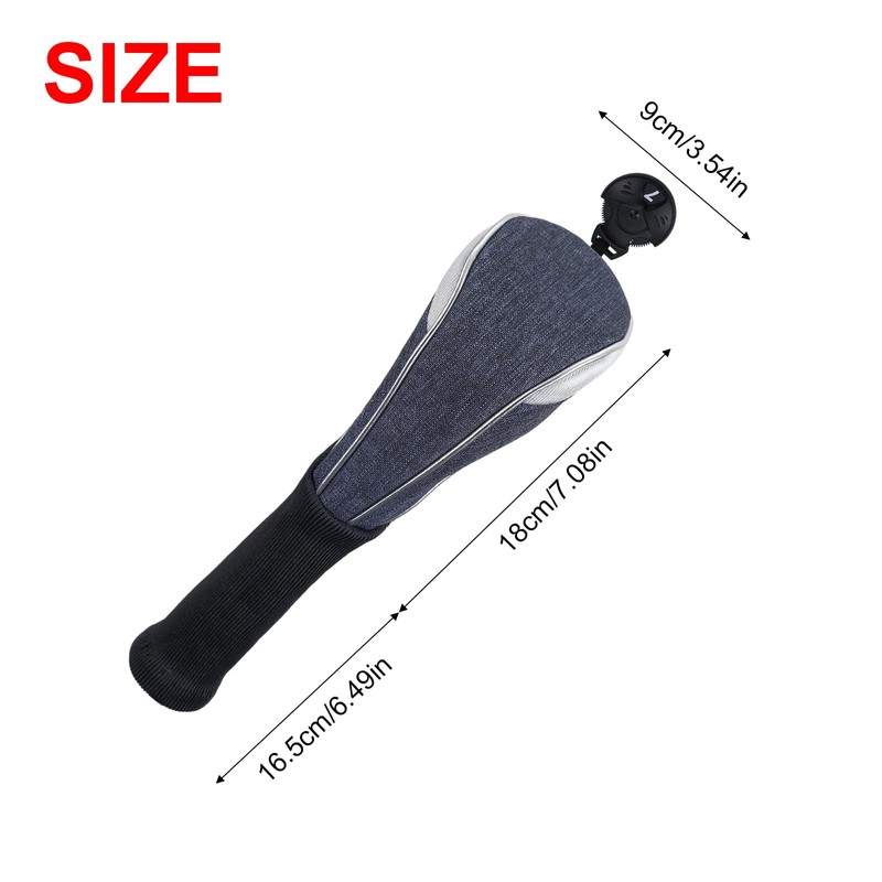 Andux 4 Pack Long Neck Golf Hybrid Club Head Covers