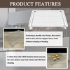 Set of 2 Cooling Racks with Folding Legs，for Cooking, Roasting,