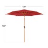 Best Choice Products 10ft Market Umbrella, Outdoor Sun Shade for