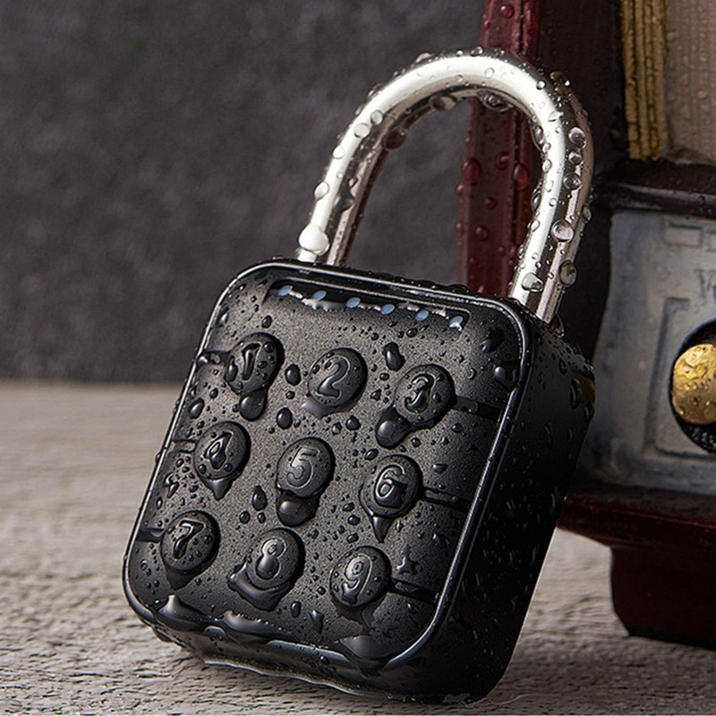 6 Digit Combination Padlock, Alloy Code Digital Padlock Password Lock,