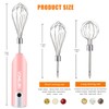 Electric Egg Beater Whisk, USB Charging Mixer, Three-Speed Adjustment, Suitable