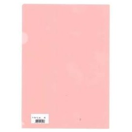 LIHIT LAB Color Clear Holder A4 [Peach] F-78-12 Pack of 5