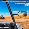 JHD-TOGO for Polaris Ranger Rear View Mirror Ultra Clear, Compatible