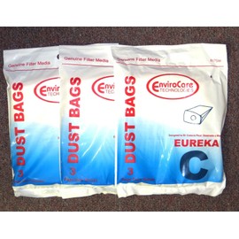 EnviroCare Replacement Vacuum Cleaner Dust bags Designed to Fit Eureka Type C Mighty Mite Canisters 9 bags