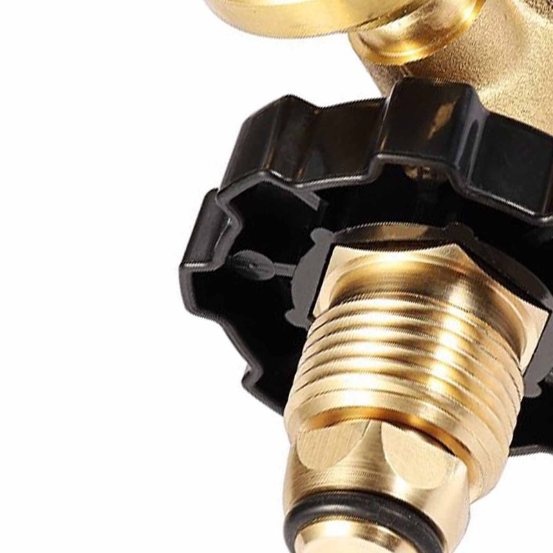 Propane Tank Gauge Adapter Level Indicator Universal Brass Fittings Convert