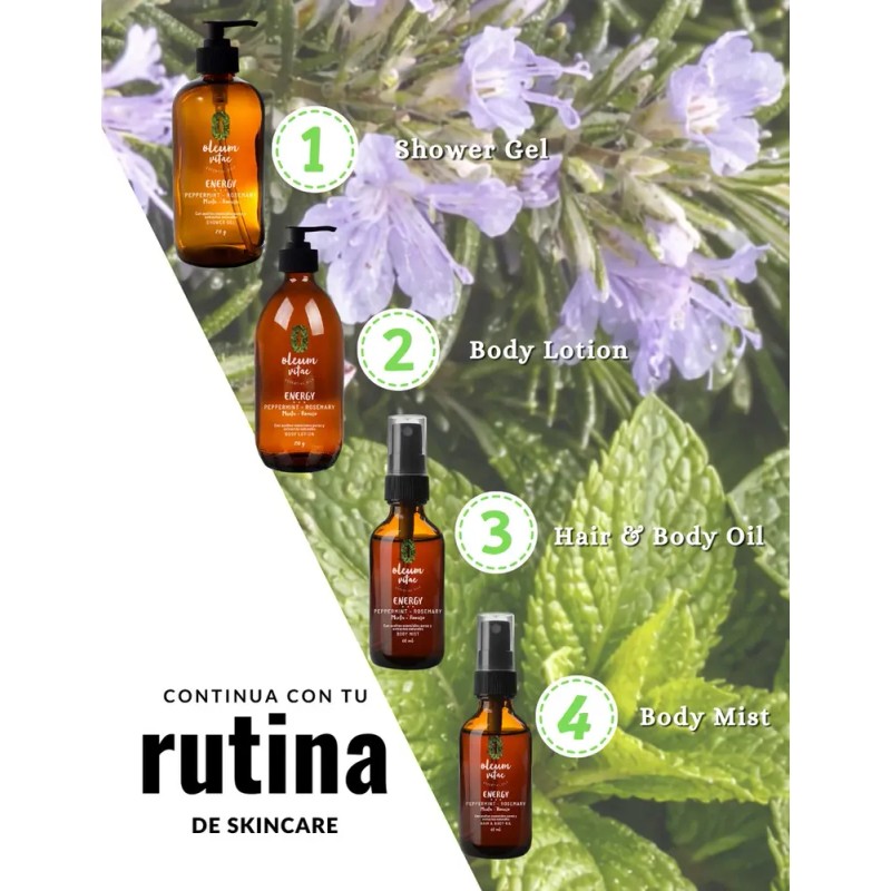 Aceite Para Cabello Con Aceite Esencial De Menta 60ml