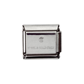 Sabrina Silver Stainless Steel 18k Gold I Love Dance Charm for Italian Charm Bracelets