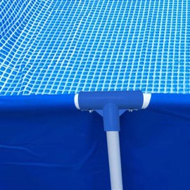 Colcolo Hose Adapter Pool Hose Tee Joint, Water Pipe T Connector, Easy Installation Waterproof Leakproof Universal Swimming Pool Accessory Tee Parts for 28273 Pipe Accessories Coupling Parts, Blue