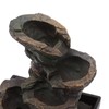 Tabletop Fountain, High Simulation Serene Ambience 4 Tiers Waterfall Sound