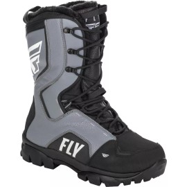 Fly Racing MARKER BOOT BLK/GREY MENS SZ 10 WM SZ 12 Snow Waterproof Breathable 361-97210