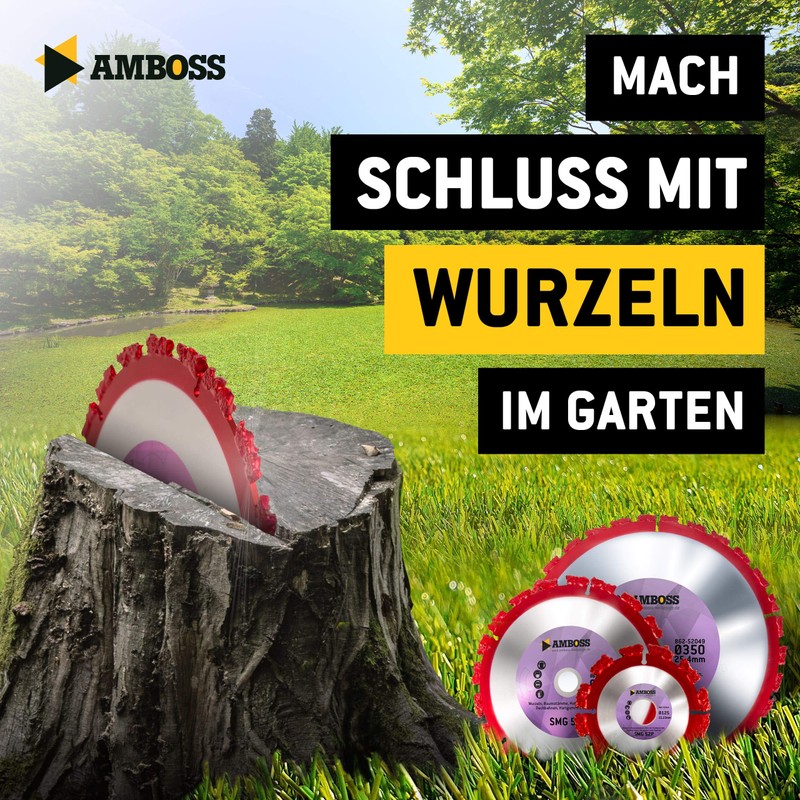 Amboss SMG 52P "Premium" cutting disc roots / tree trunks