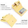Lostars Wallet Keychain Wristlet for Women RFID Card Holder with
