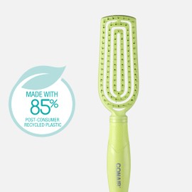 Conair Scalp Care Detangling Hairbrush - Hair Brush - Curly Hair Brush - Detangling Hair Brush - Scalp Massager - Flexi Head Slim Hairbrush