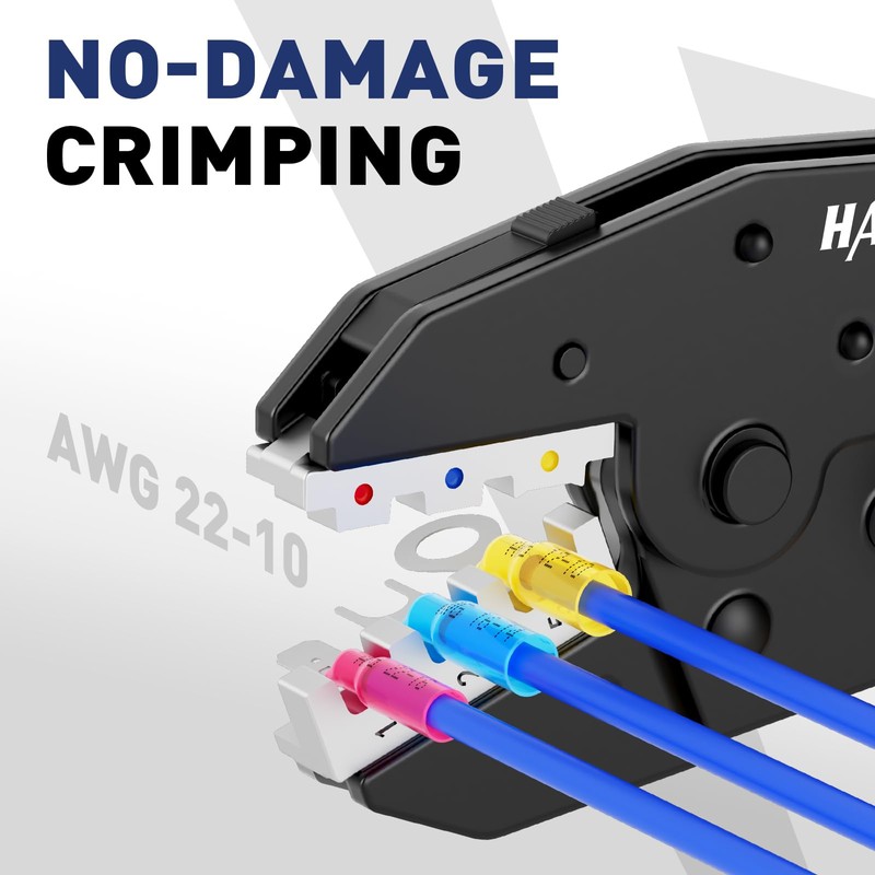 haisstronica Quick Change Jaws Crimping Tool for Heat Shrink Wire