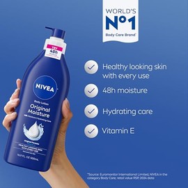 Nivea Original Moisture Body Lotion For Normal to Dry Skin for Unisex Body Lotion 16.9 oz