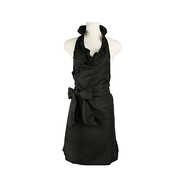 Ruffle Apron Available in 2 Colours , , , blk,