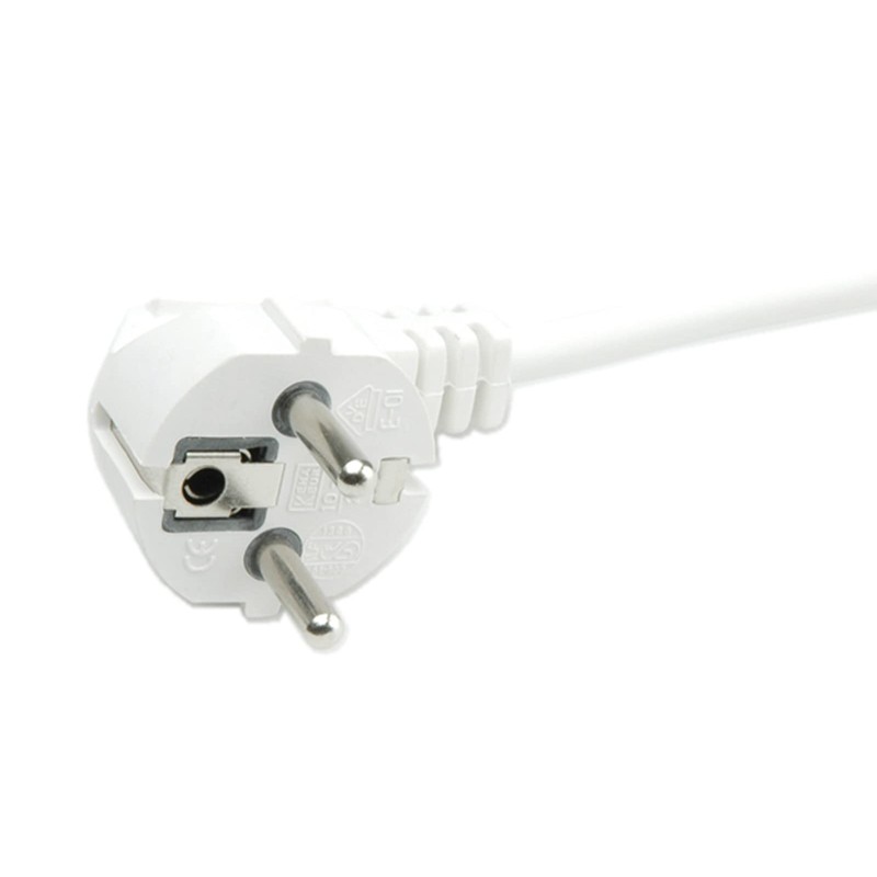 VALUE 6 Way Power Strip with Switch, White, 6 m
