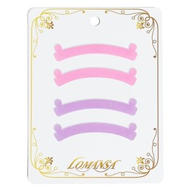 APOMOONS 6 Paar Wimpernlifting Pads, Silikon Lash lifting Set, Wiederverwendbar Wimpernlifting Zubehör Verhindert das Abprallen der Wimpern, Rosa und Lila