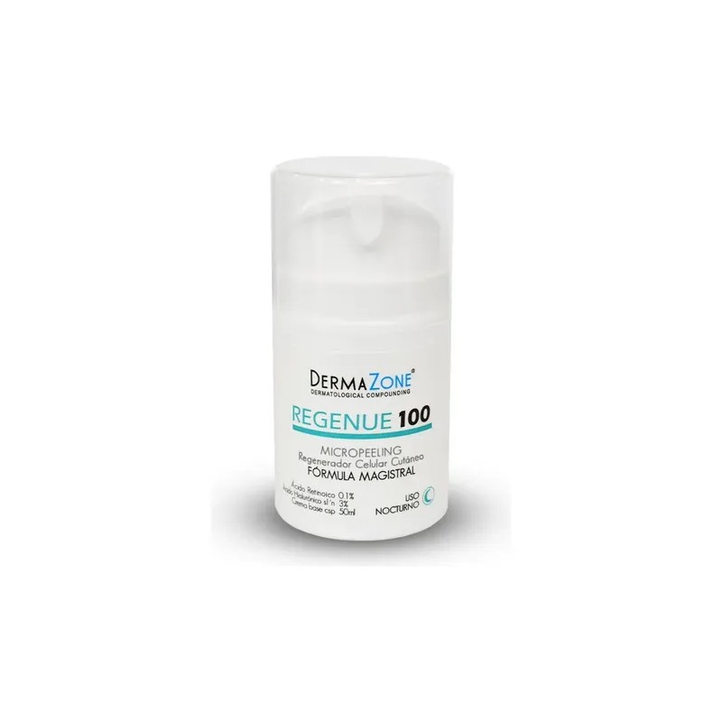 Crema DermaZone Regenue 50 Noche Ácido Hialurónico Regenerador Celular