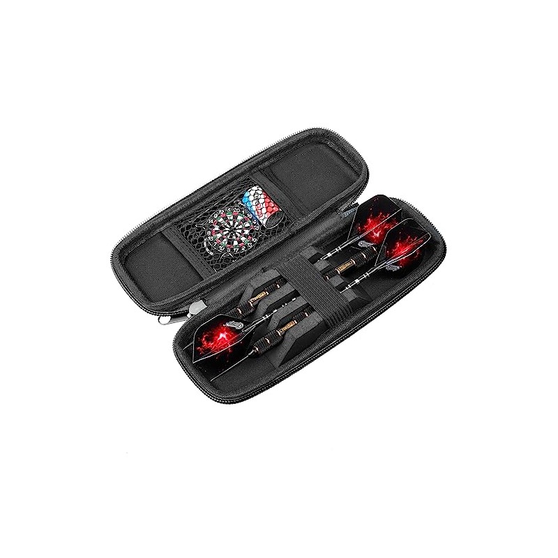 CyeeLife Dart Carrying Case PU Dart Case (for 3 Darts),