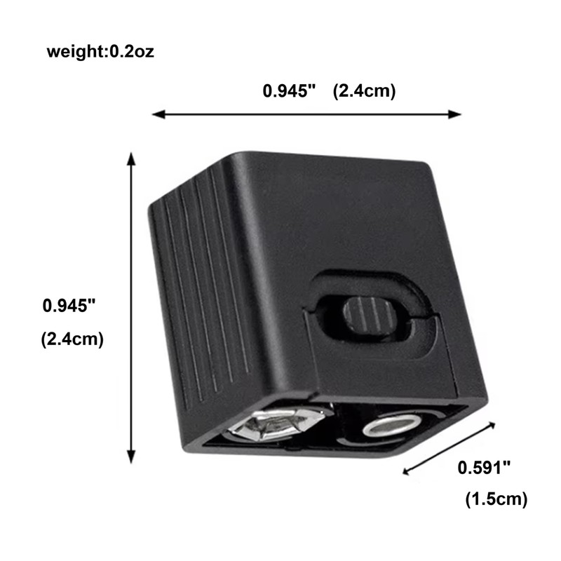 IN SELECT 9 Volt Small Pocket Led Mini Flashlight -High