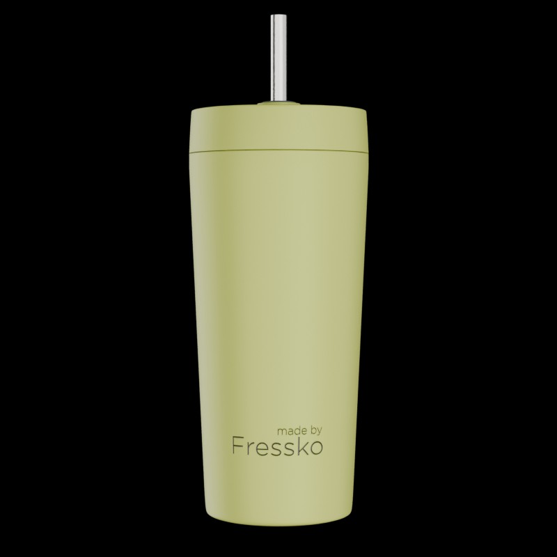 Fressko Ceramic Lined Tumbler with Titanium Straw - Venti 20oz,