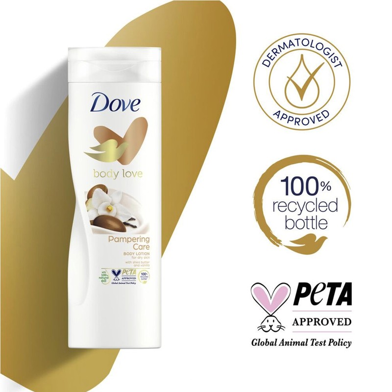 Dove Body Love Pampering Care Body Lotion with Shea Butter
