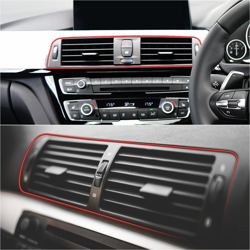 X AUTOHAUX Car Trim 10 m Car Trim Interior Strips