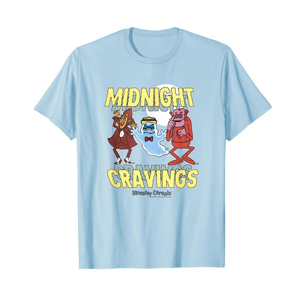 Boo Berry Iconic Midnight Cravings Monster Cereals Big Logo T-Shirt