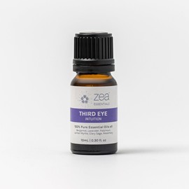 Zea Essentials Third Eye Chakra Blend 100% Pure Essential Oil 10 ml – Aromatherapy Oil for Intuition & Clarity – Relaxing, Uplifting & Rejuvenating with Lavender, Patchouli & Clary Sage