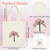 FREEBLOSS DIY Embroidery Canvas Bag Kit Tree of Life Pattern